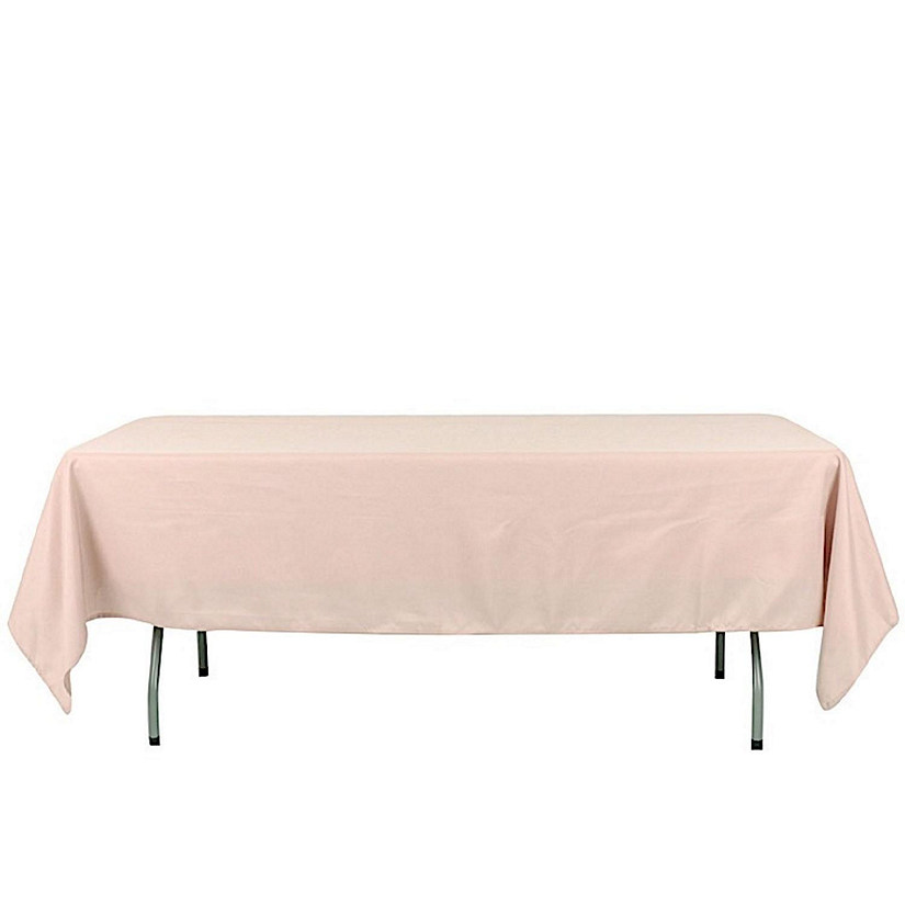 6 pcs 60x102" Polyester Rectangular Tablecloths Party Wedding Table Linens  Image