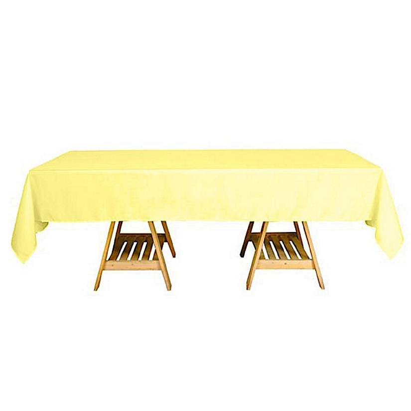 6 pcs 60x102" Polyester Rectangular Tablecloths Party Wedding Table Linens  Image