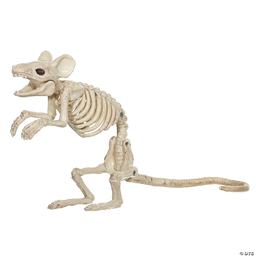 6" Standing Mouse Skeleton Decoration Image