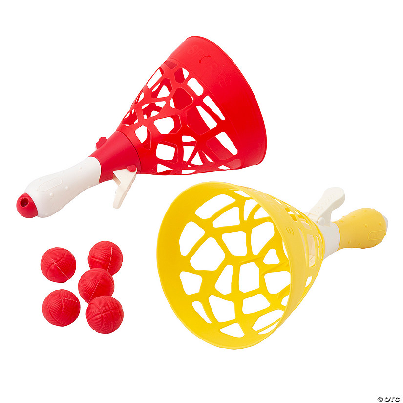 6&quot; x 10 3/4&quot; Toss &amp; Catch Plastic Cone Game Set - 7 Pc. Image