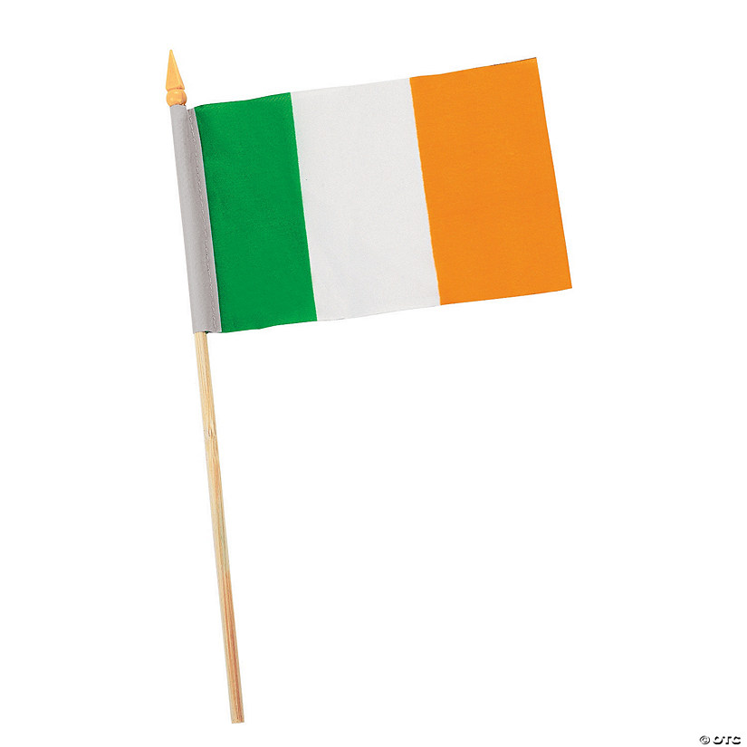 6" x 4" Small Cloth Irish Flags - 12 Pc. Image