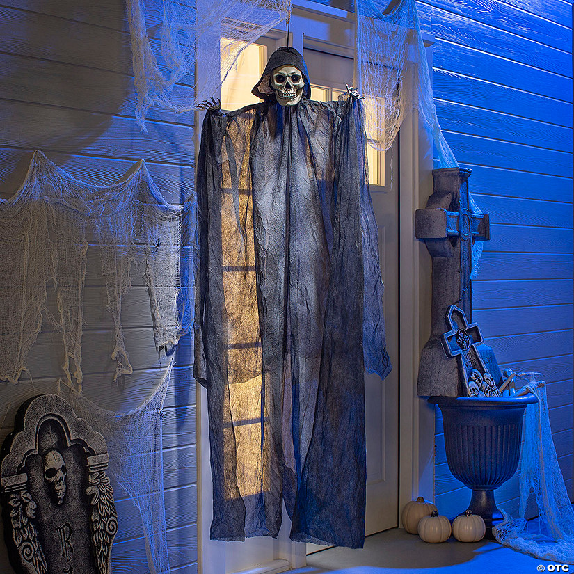 60" Hanging Skeleton Reaper Decoration Image