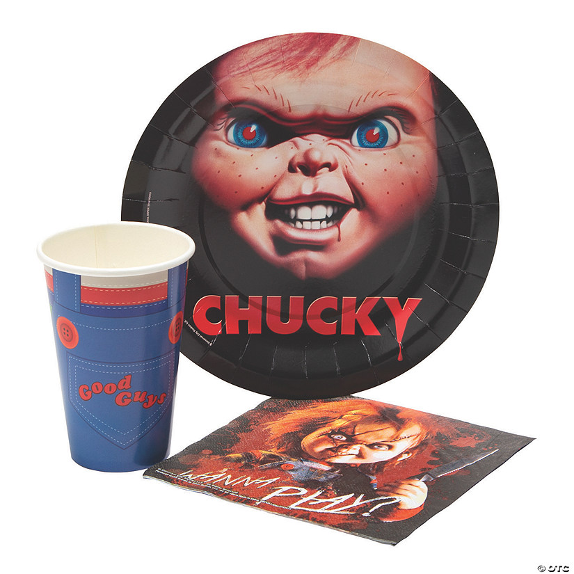 60 Pc. Child&#8217;s Play Chucky Tableware Kit for 20 Guests Image