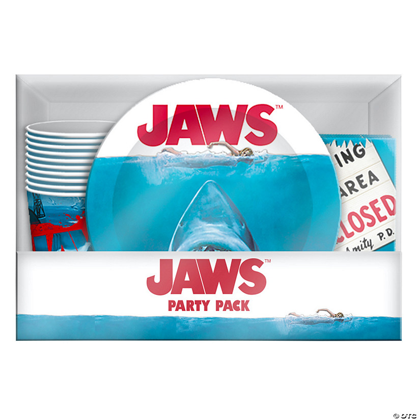 60 Pc. Jaws Tableware Kit for 20 Guests Image