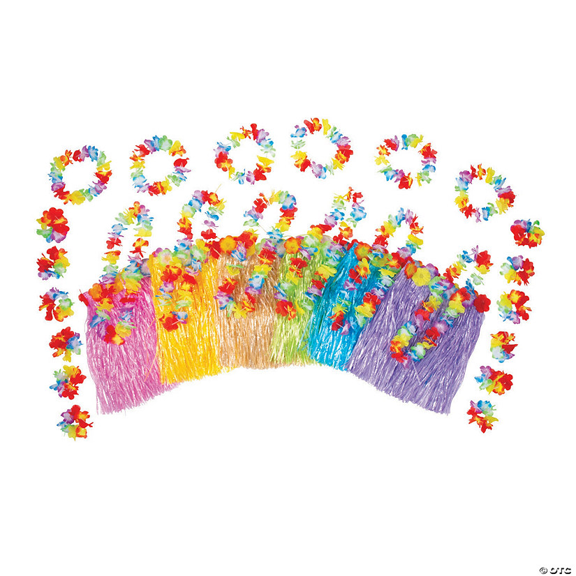 60 Pc. Kids Multicolor Hula Kits for 12 Image