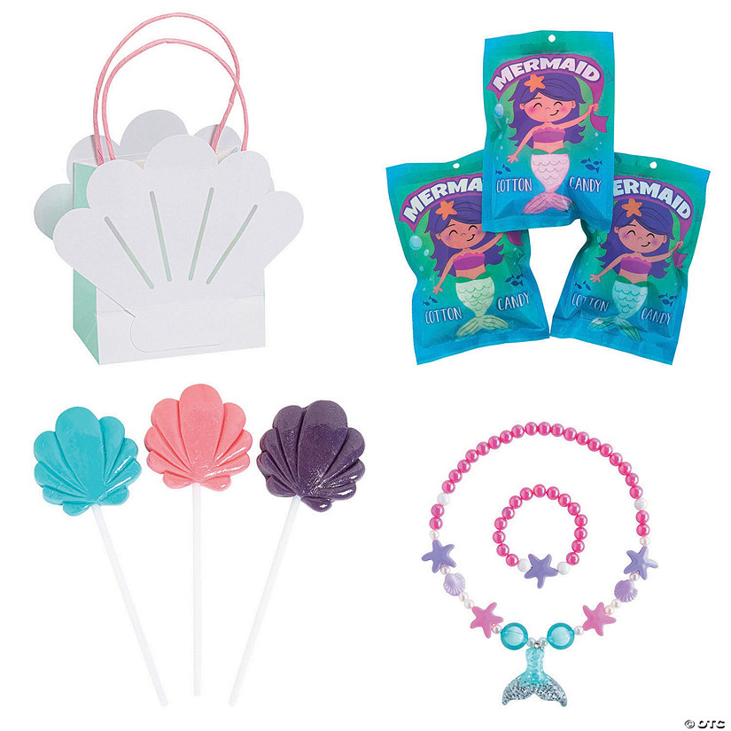60 Pc. Mermaid Candy Favor Kit for 12 Image