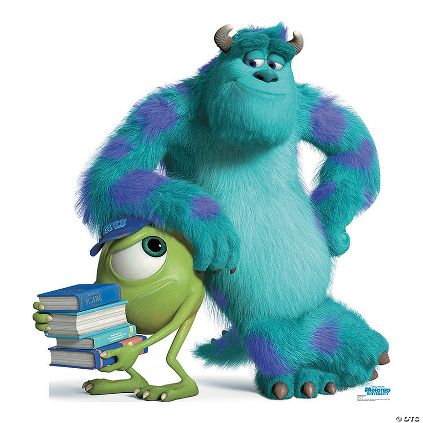 61" Disney Pixar's Monsters University Mike & Sulley Life-Size Cardboard Cutout Stand-Up Image