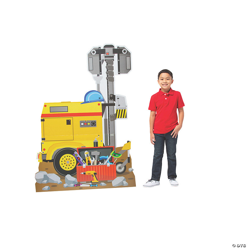 62" Construction Generator Cardboard Cutout Stand-Up Image