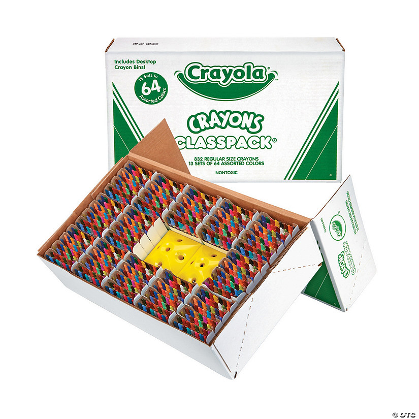 64-Color Crayola<sup>&#174;</sup> Crayons Classpack - 832  Pc. Image