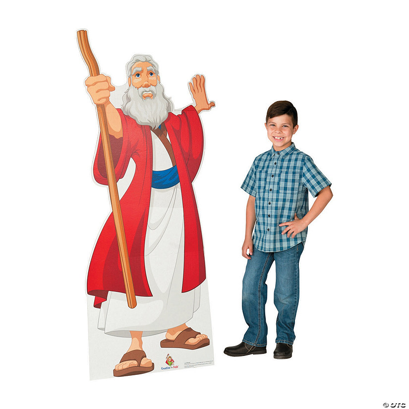 65" Moses Life-Size Cardboard Cutout Stand-Up Image