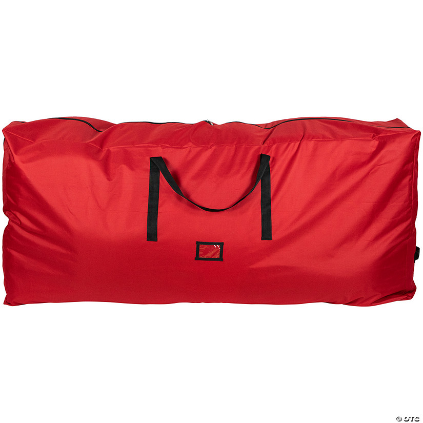 65" Red and Black Artificial Christmas Tree Storage Bag Image