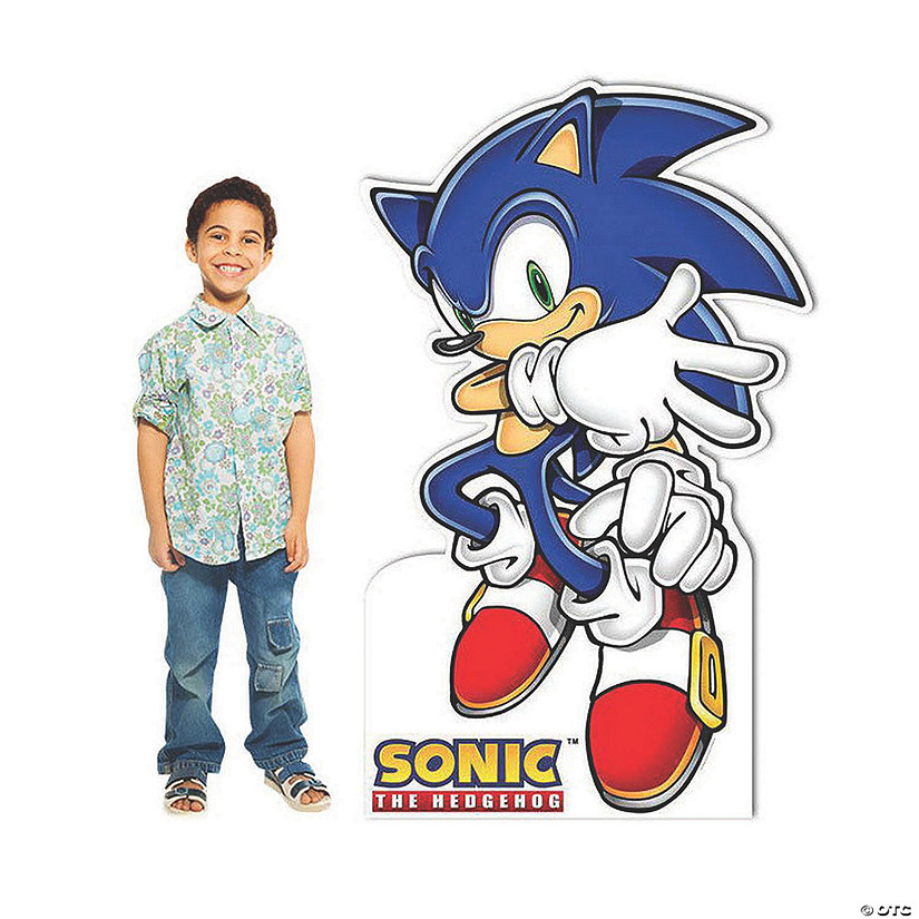 66" Sonic the Hedgehog&#8482; Life-Size Cardboard Cutout Stand-Up Image
