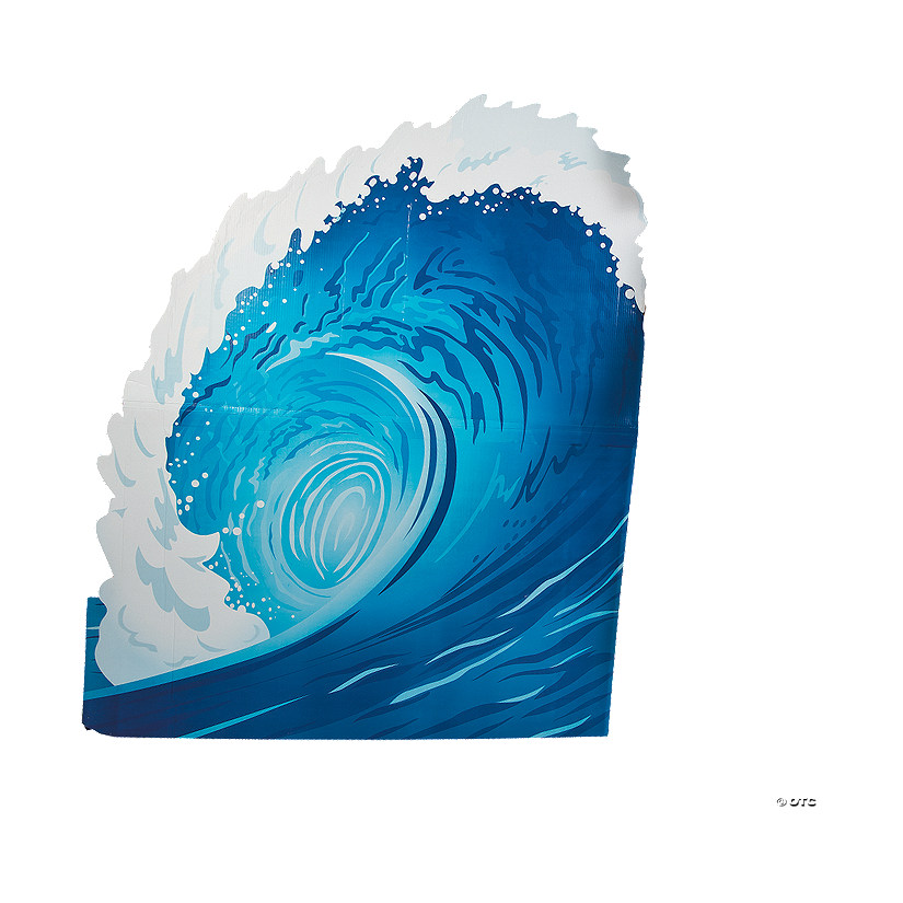 66 Surf Wave Cardboard Cutout Stand-Up