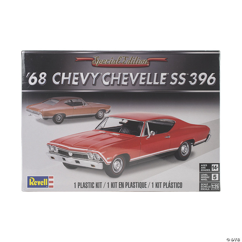 '68 Chevy Chevells SS 396 Plastic Model Kit Image