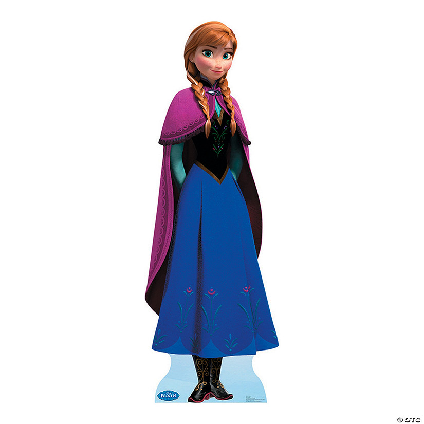 68" Disney's Frozen Anna Life-Size Cardboard Cutout Stand-Up Image