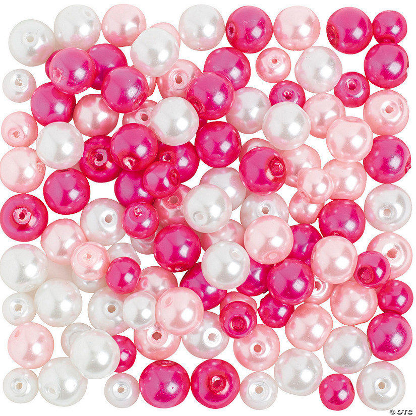 6mm - 8mm Pearl Beads Assortment - 200 Pc. Image