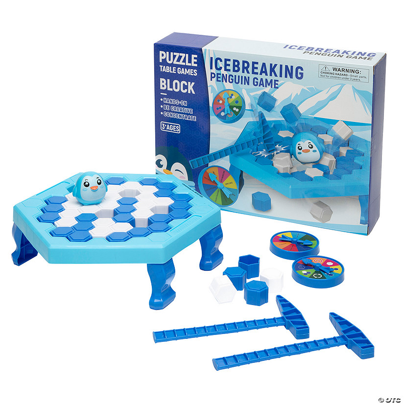 7 3/4&quot; x 10 1/4&quot; Save the Penguin Break the Ice Plastic Game Image