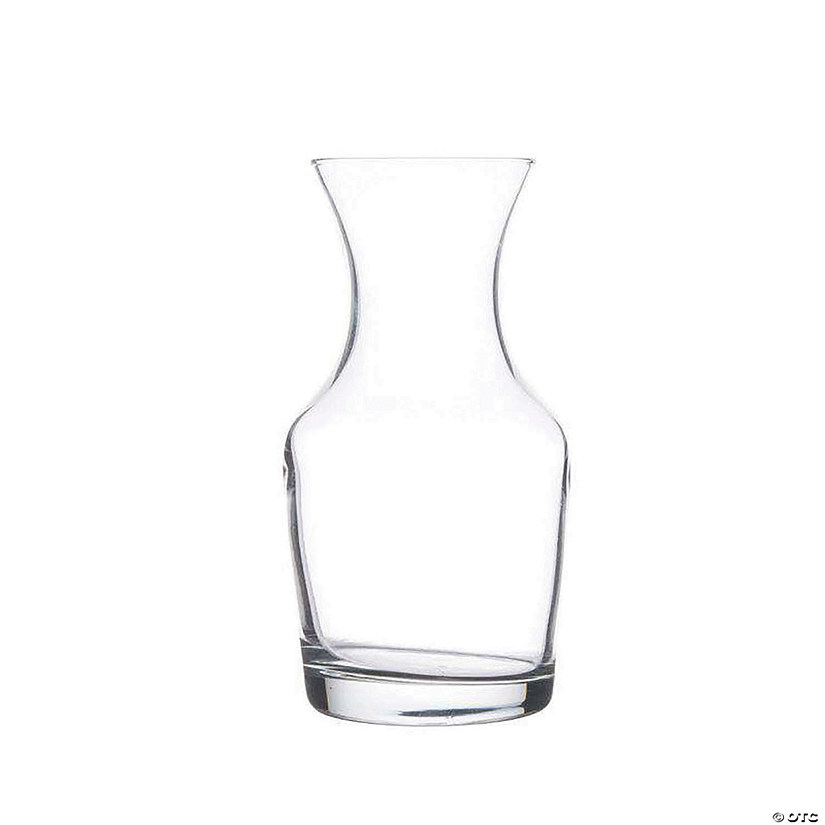 7.5 oz. Clear Disposable Plastic Mini Wine Carafes (30 Carafes) Image