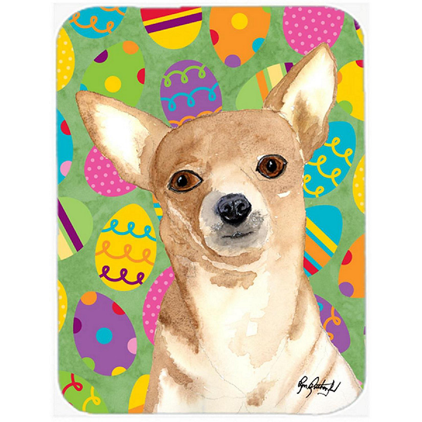 7.75 x 9.25 In. Eggravaganza Chihuahua Easter Mouse Pad, Hot Pad or Trivet Image