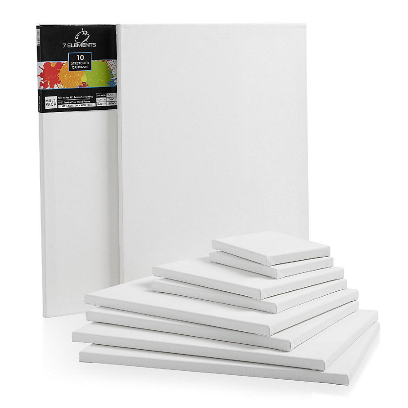 Painting Canvas Panels 48 Pack, 8X10, Classroom Value Pack Art Canvas