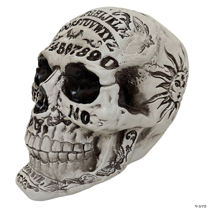 7" Fortune Telling Skull Halloween Decoration Image