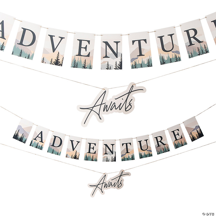 7 ft. - 9 ft. Adventure Awaits Ready-to-Hang Garland - 2 Pc. Image