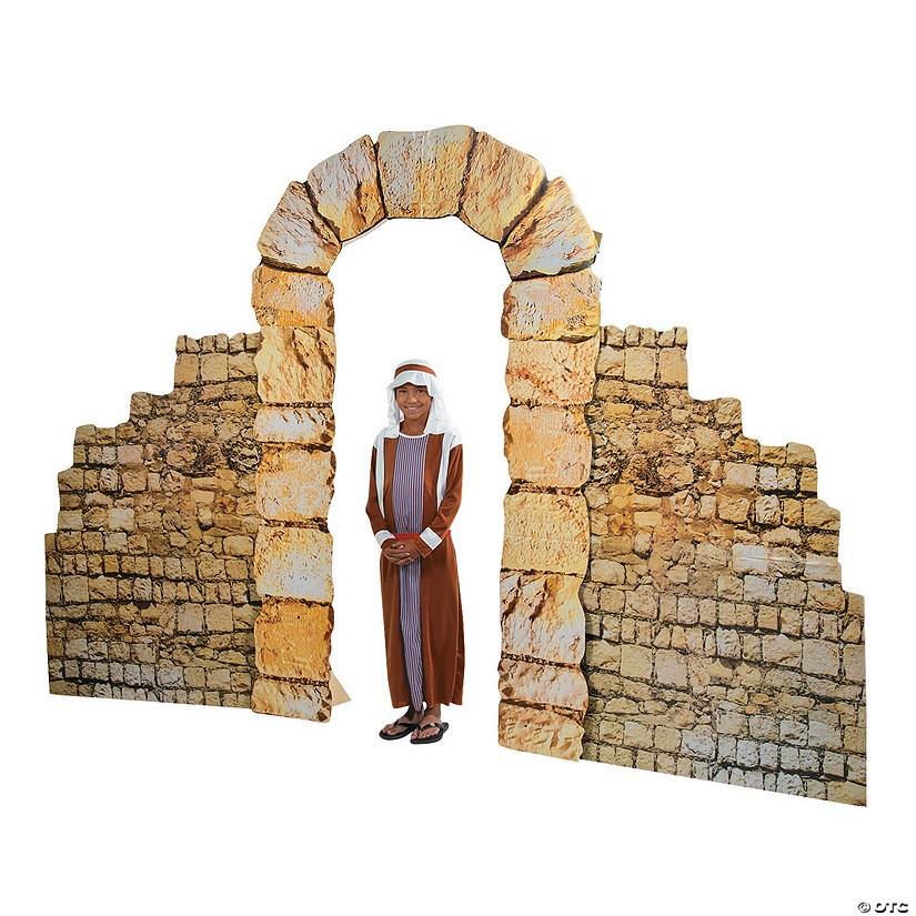 7 Ft. 3" Entrance to Bethlehem Archway Cardboard Cutout Stand-Up Image