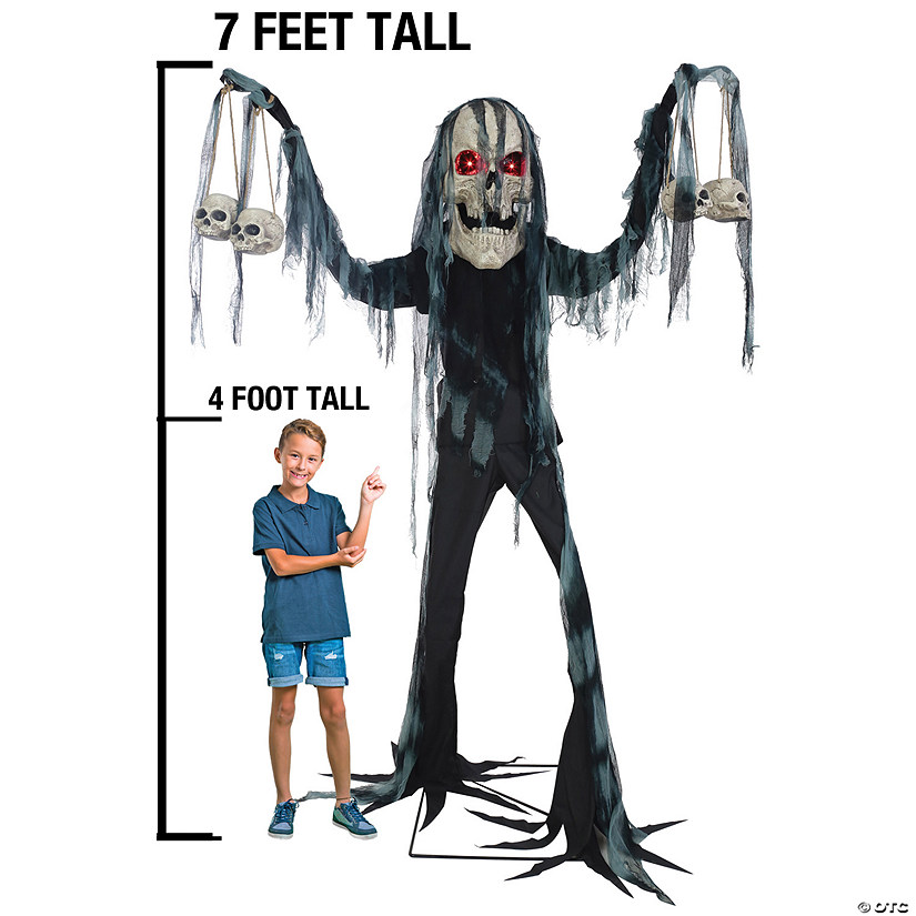 7 Ft. Animated LightUp Creature Halloween Decoration