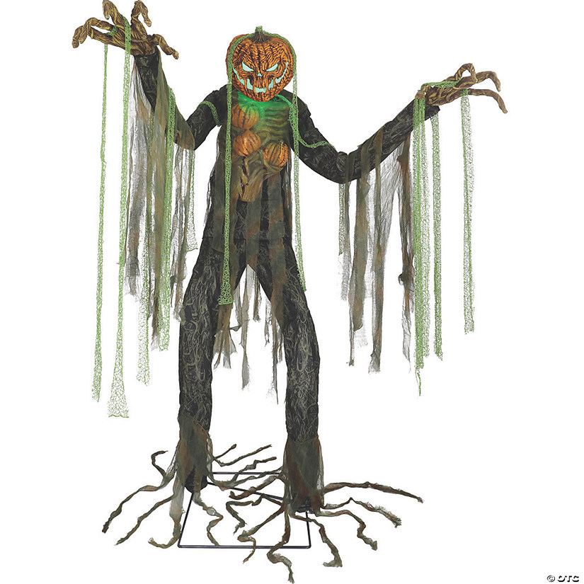 7 Ft. Root of Evil Jack-O-Lantern Tree Monster Halloween Decoration Image