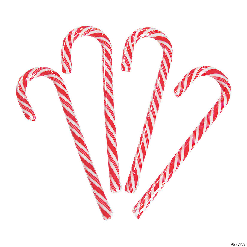 7" Large Candy Canes 12 Pc.