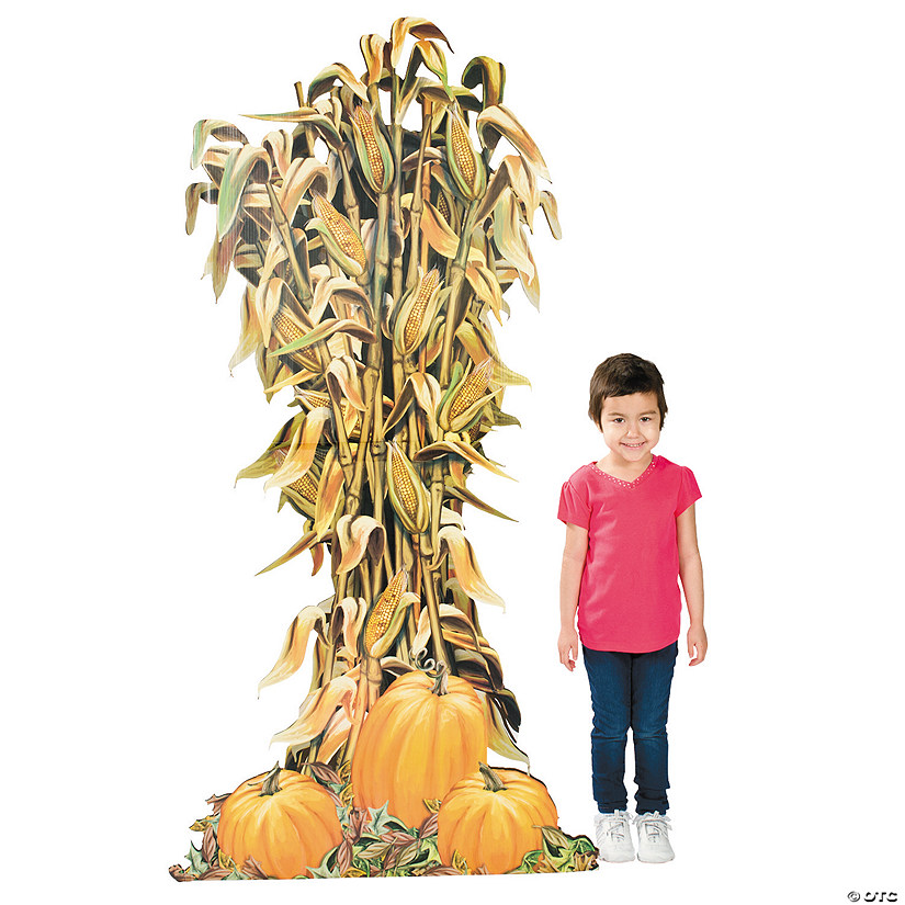 70" Corn Stalk Cardboard Cutout Stand-Up Image