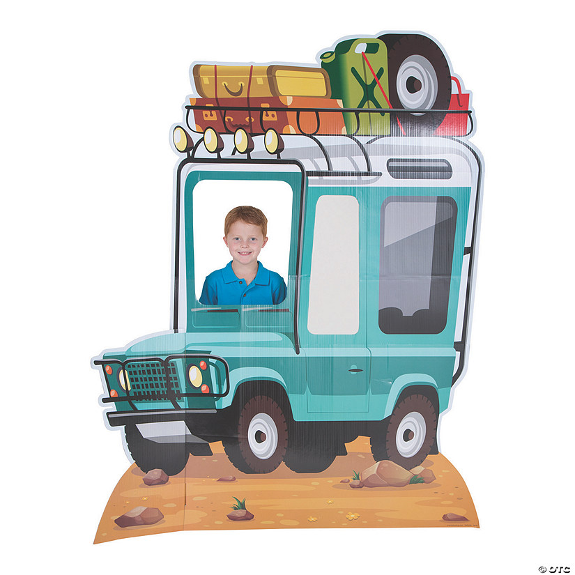 70" Wild Encounters VBS Truck Photo Cardboard Cutout Stand-Up Image