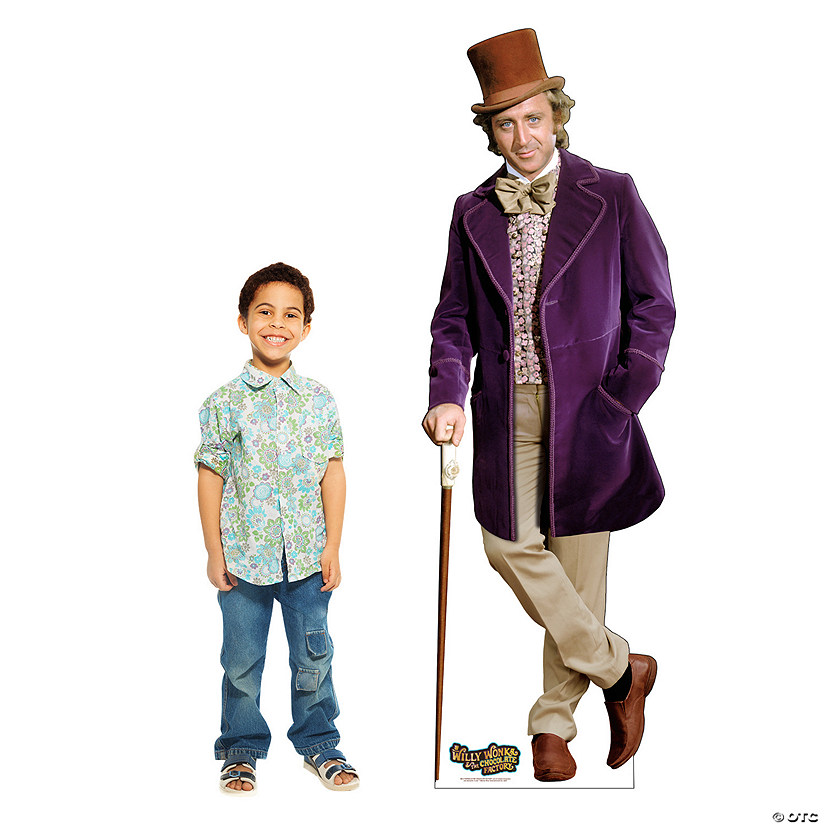 70" Willy Wonka & the Chocolate Factory&#8482; Willy Wonka Life-Size Cardboard Cutout Stand-Up Image