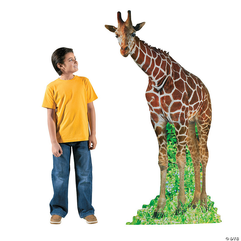 71 1/2" Giraffe Cardboard Cutout Stand-Up Image