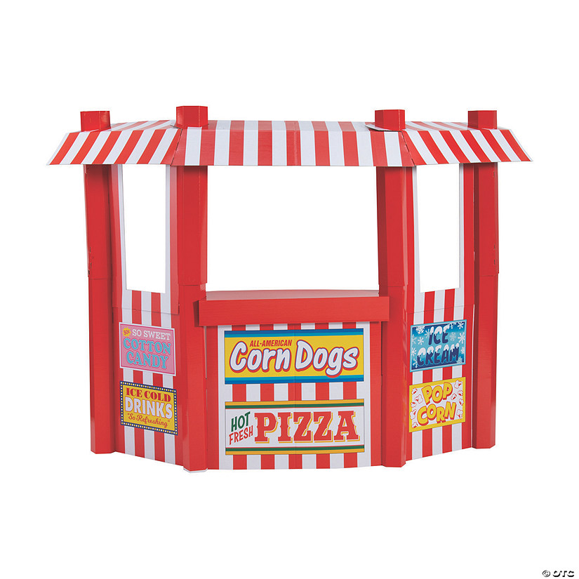 72 3/4" 3D Carnival Vendor Booth Cardboard Stand-Up Image