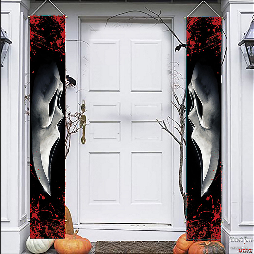 72" Ghost Face Door Banners - 2 Pc. Image