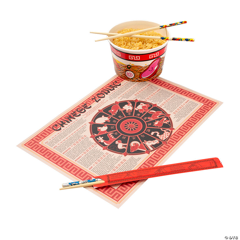 72 Pc. Noodle Bowl & Chopsticks Kit for 24 Image