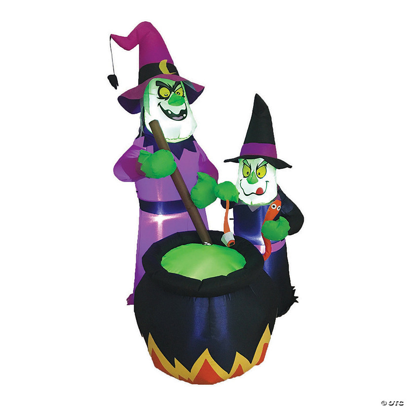 73" Blow Up Inflatable Witches' Brew Halloween Decoration Image