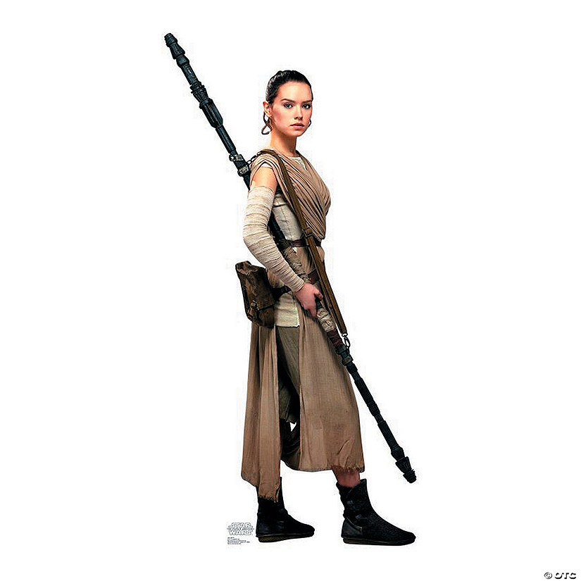 73" Star Wars&#8482; VII Rey Life-Size Cardboard Cutout Stand-Up Image