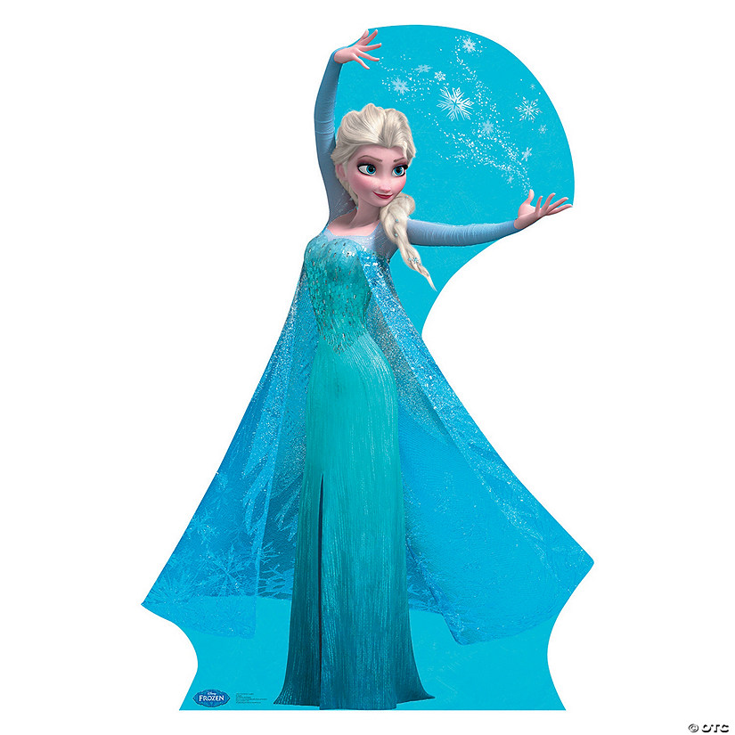 74" Disney&#8216;s Frozen Elsa Deluxe Life-Size Cardboard Cutout Stand-Up Image