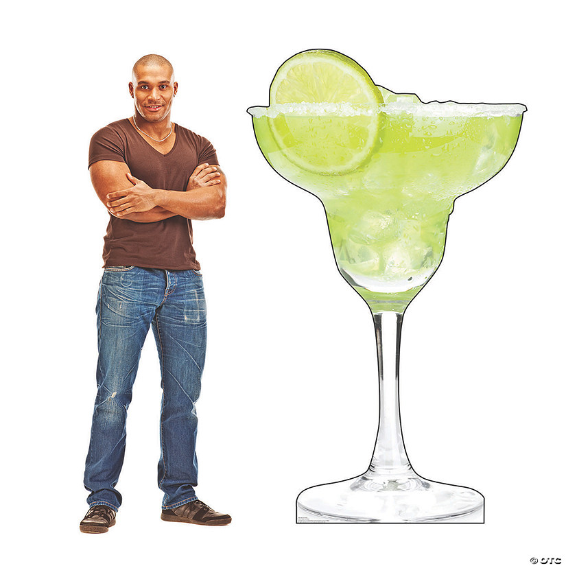 74" Margarita Glass Cardboard Cutout Stand-Up Image