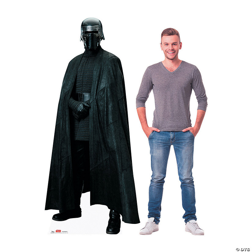 74" Star Wars&#8482; Episode VIII: The Last Jedi Kylo Ren with Helmet Life-Size Cardboard Cutout Stand-Up Image