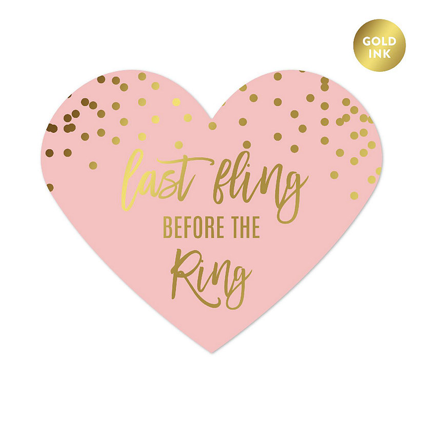 75 Gold Dots Heart Fling Before the Ring Image
