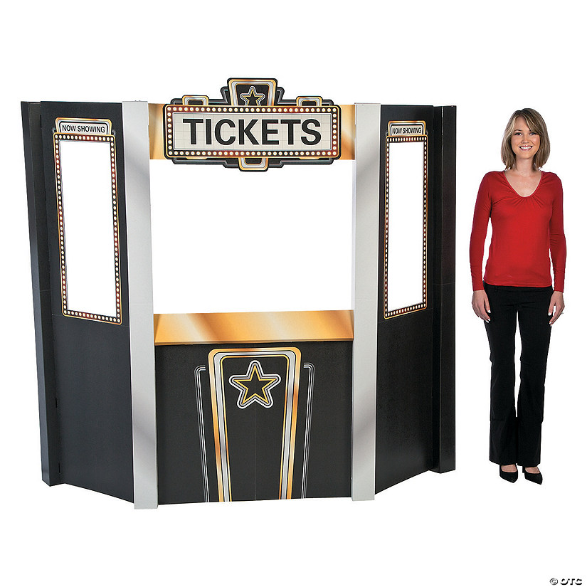 75" Movie Night Theater Ticket Booth Cardboard Cutout Stand-Up Image