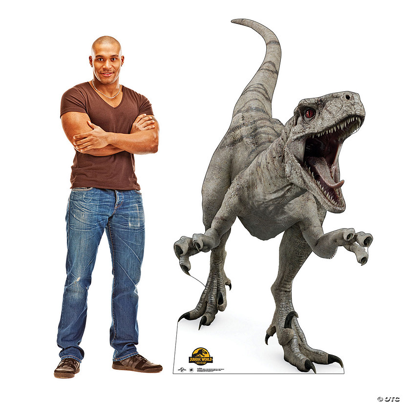 76" Jurassic World 3: Dominion&#8482; Ghost Atrociraptor Cardboard Cutout Stand-Up Image