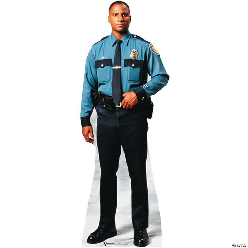 76" Policeman Life-Size Cardboard Cutout Stand-Up Image