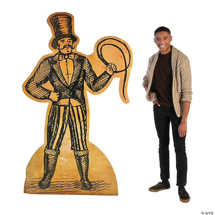79 1/2" Vintage Circus Performer Life-Size Cardboard Cutout Stand-Up Image
