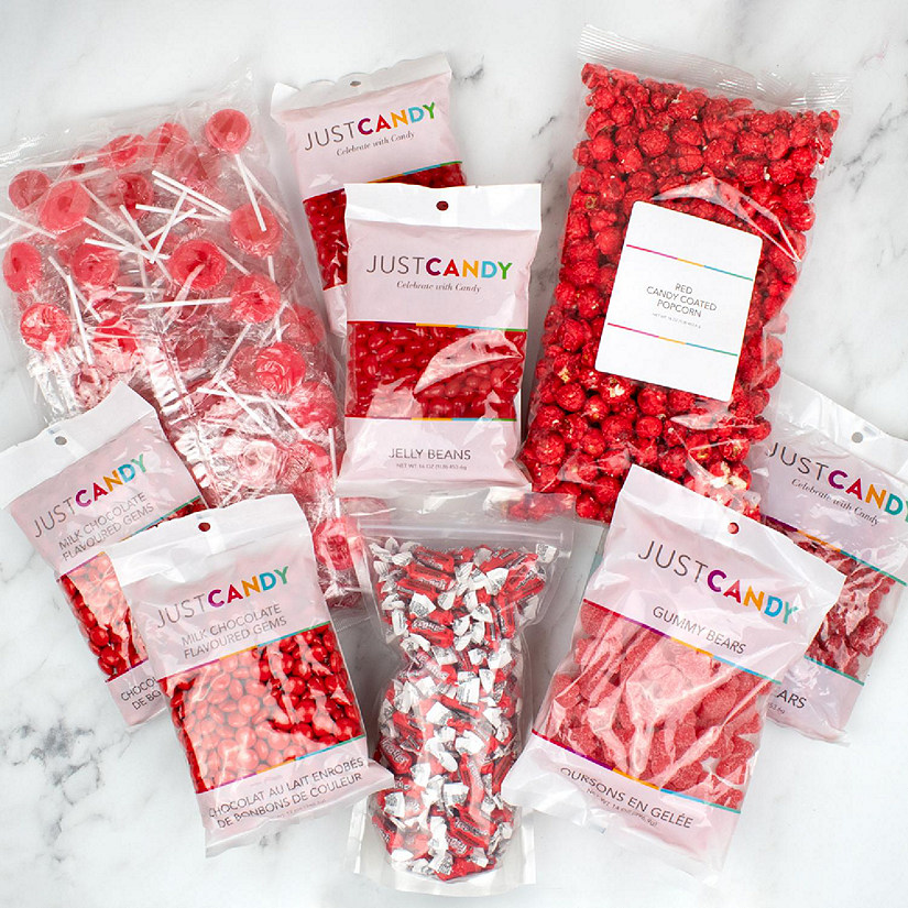 8.8lbs Red Candy Assortment by Just Candy - DIY Favors | Oriental Trading