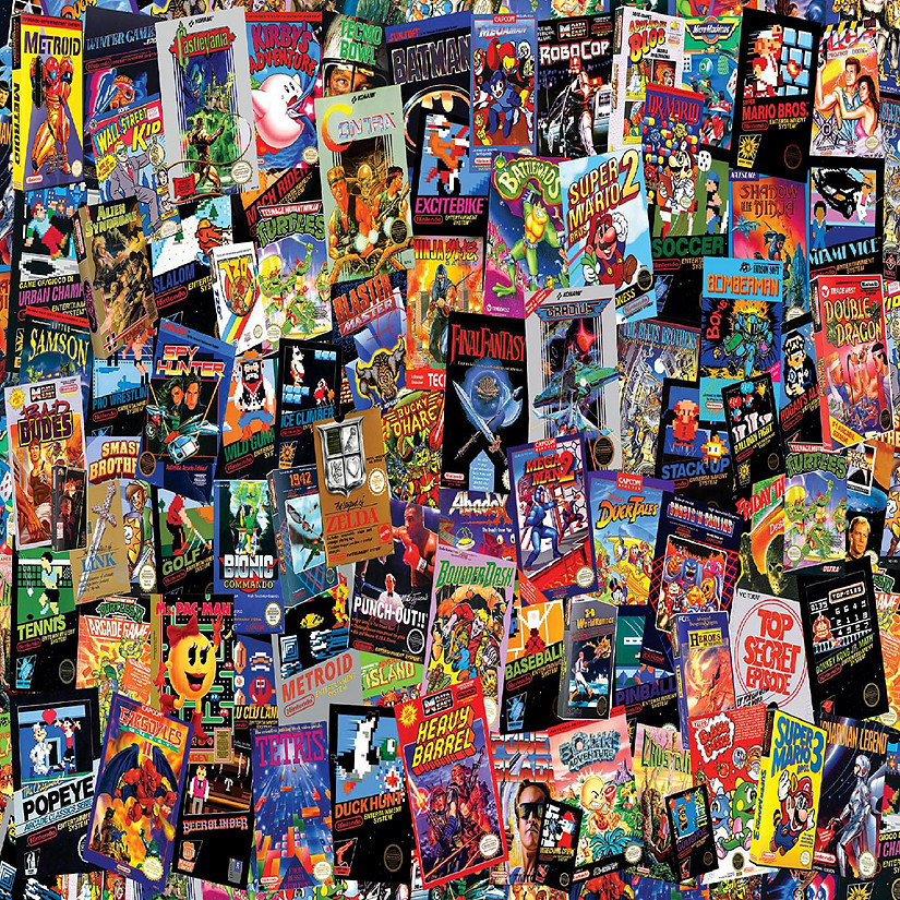 8Bit Armageddon Retro Video Game Puzzle 1000 Piece Jigsaw Puzzle