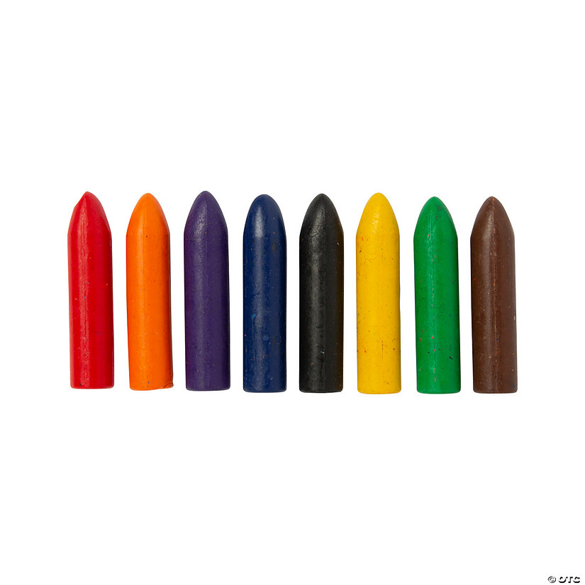 8-Color Chubby Crayons - 40 Pc. Image